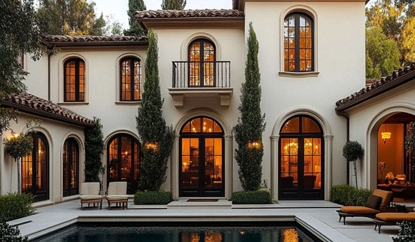 Scenic view of The Derby Estate in Krisala Della Racecourse Township, featuring luxury homes and lush surroundings